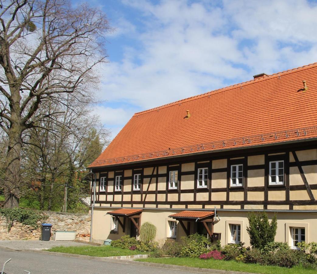 Вилла Fachwerkhaus Maxen Muglitztal Экстерьер фото