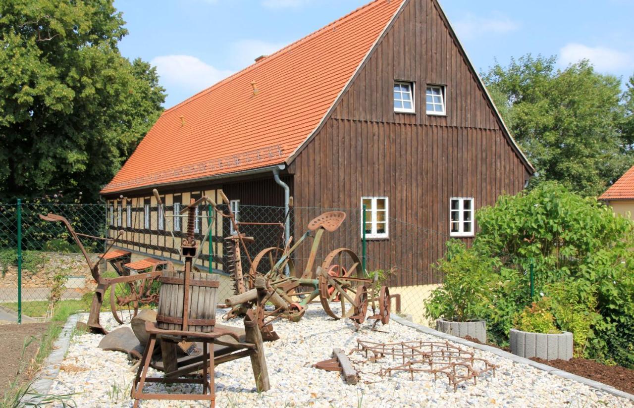Вилла Fachwerkhaus Maxen Muglitztal Экстерьер фото