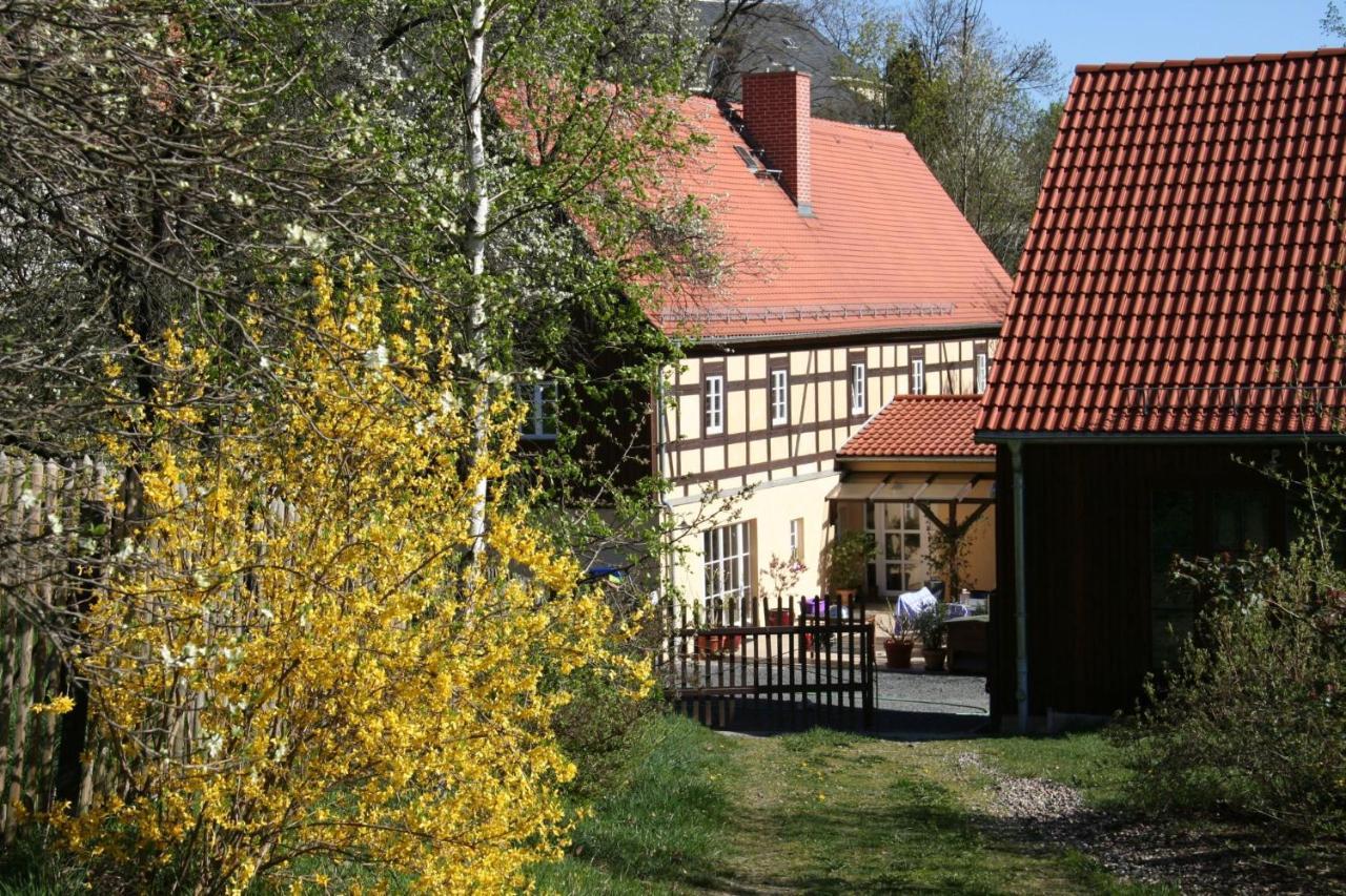 Вилла Fachwerkhaus Maxen Muglitztal Экстерьер фото